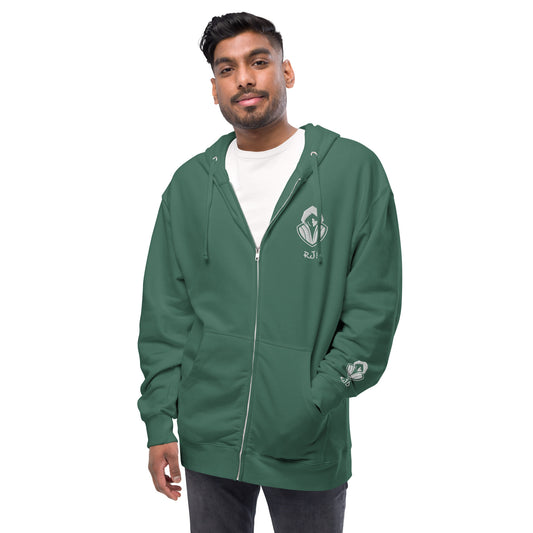 RJD Unisex Fleece Zip Up Hoodie