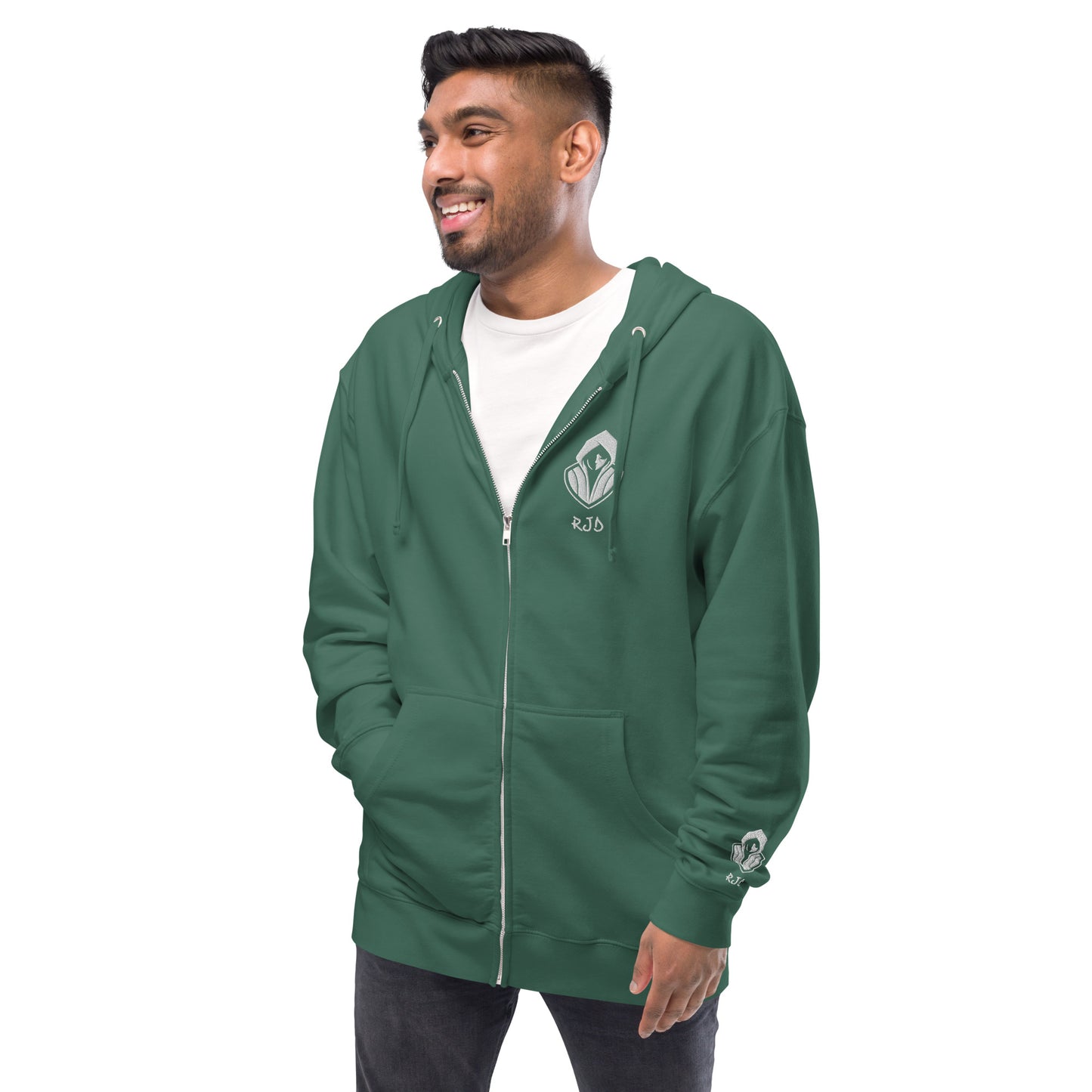 RJD Unisex Fleece Zip Up Hoodie