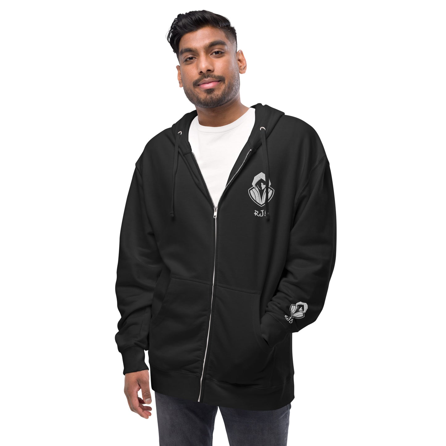 RJD Unisex Fleece Zip Up Hoodie