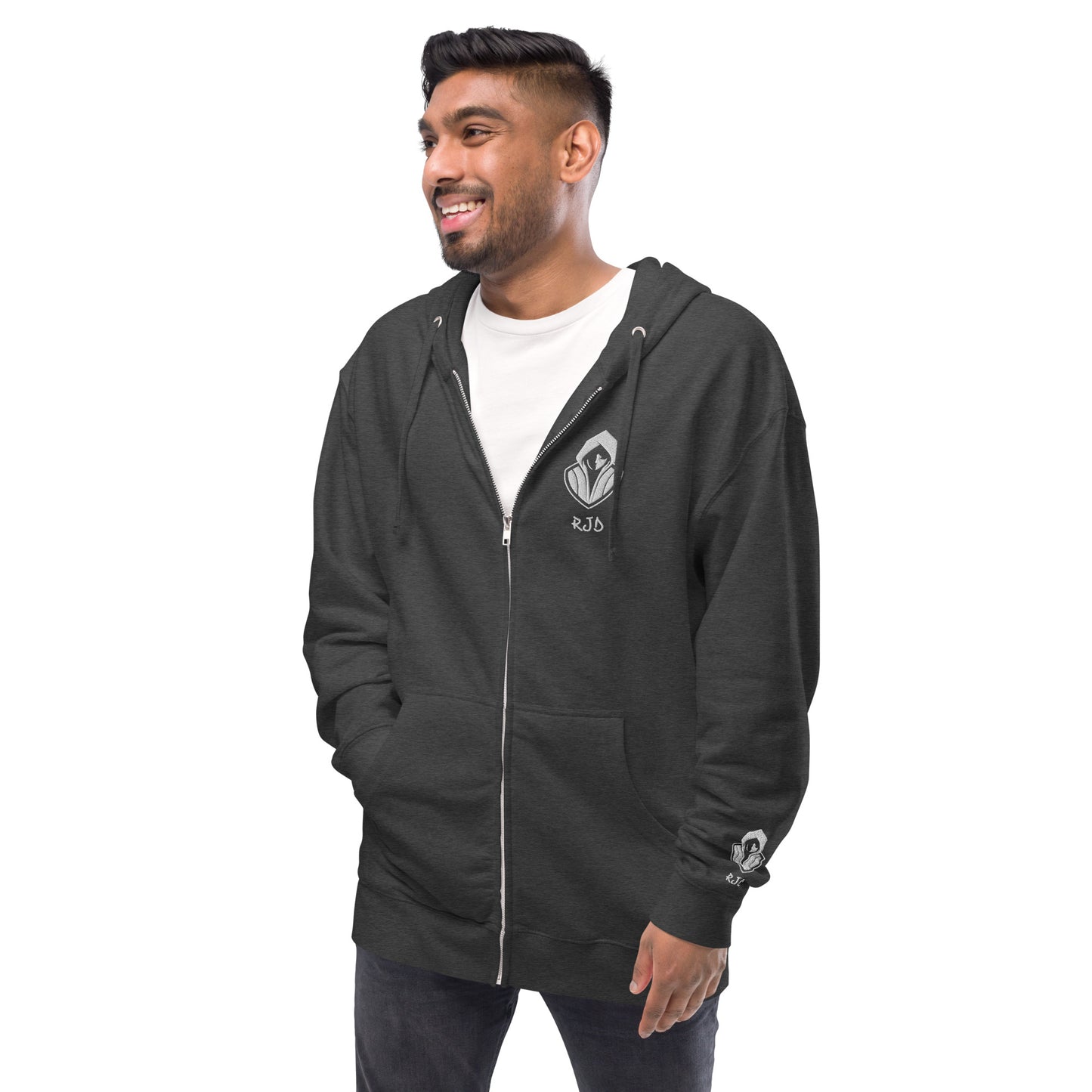 RJD Unisex Fleece Zip Up Hoodie