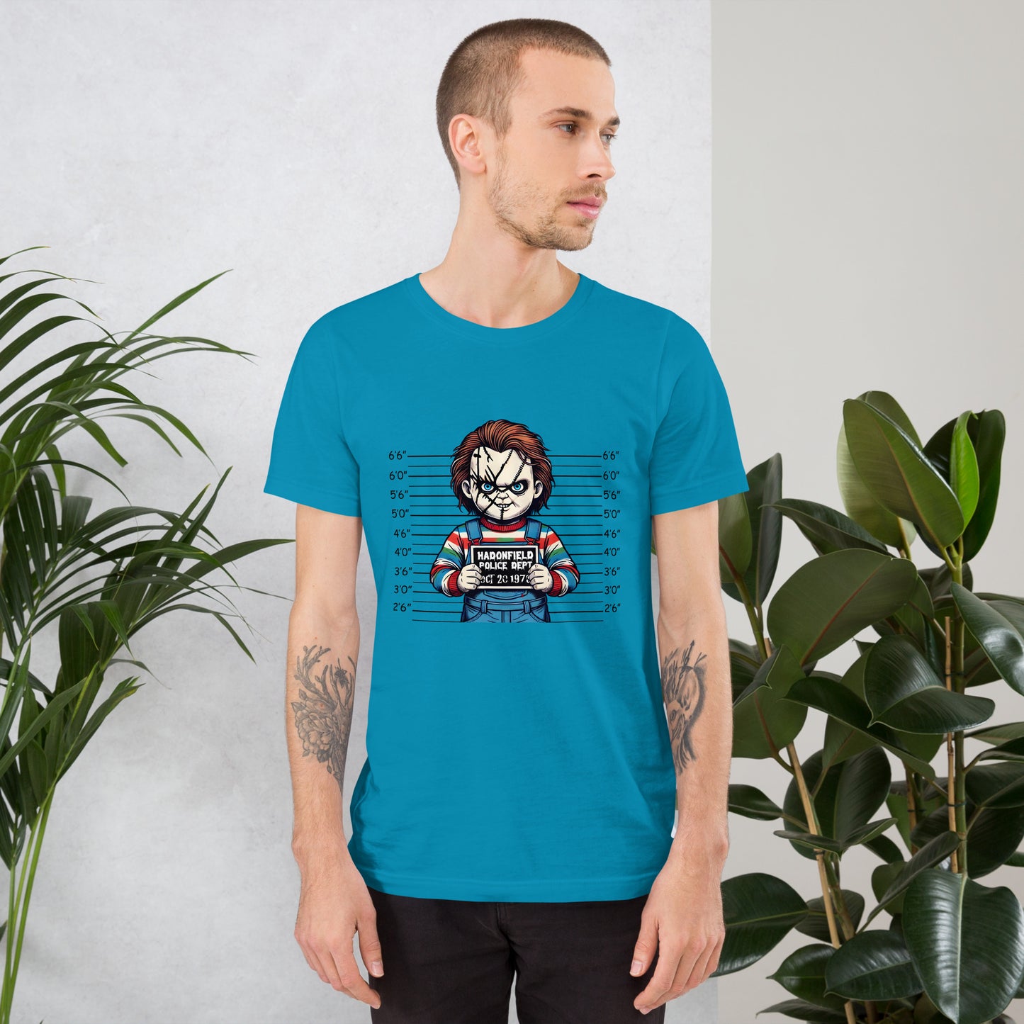 Graphic Chucky Mugshot Unisex t-shirt