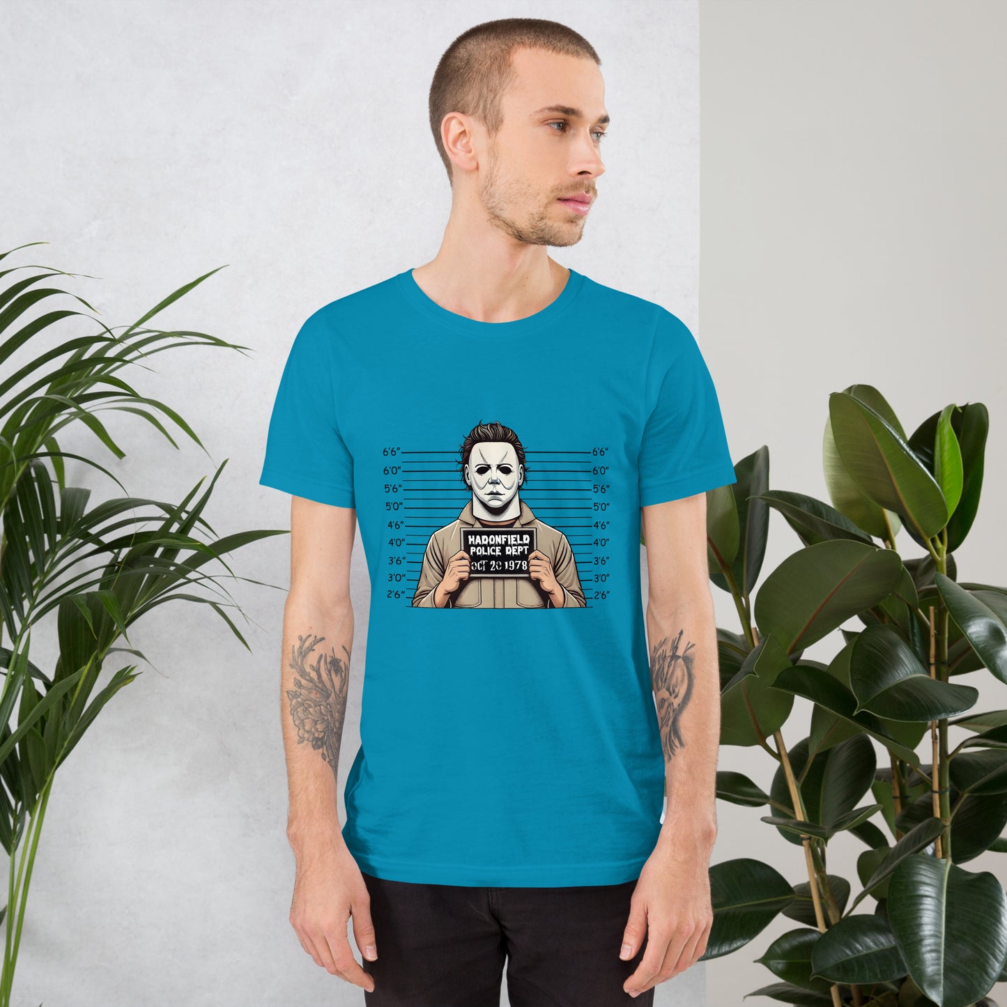 Graphic Michael Myers Mugshot Unisex t-shirt