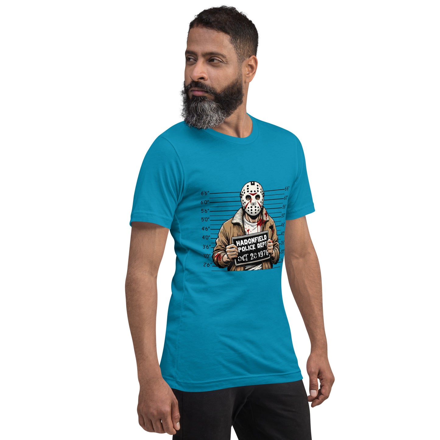 Graphic Jason Mugshot Unisex t-shirt