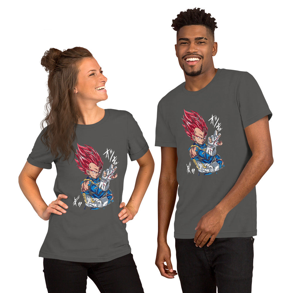 Graphic Vegeta Red Unisex T-Shirt