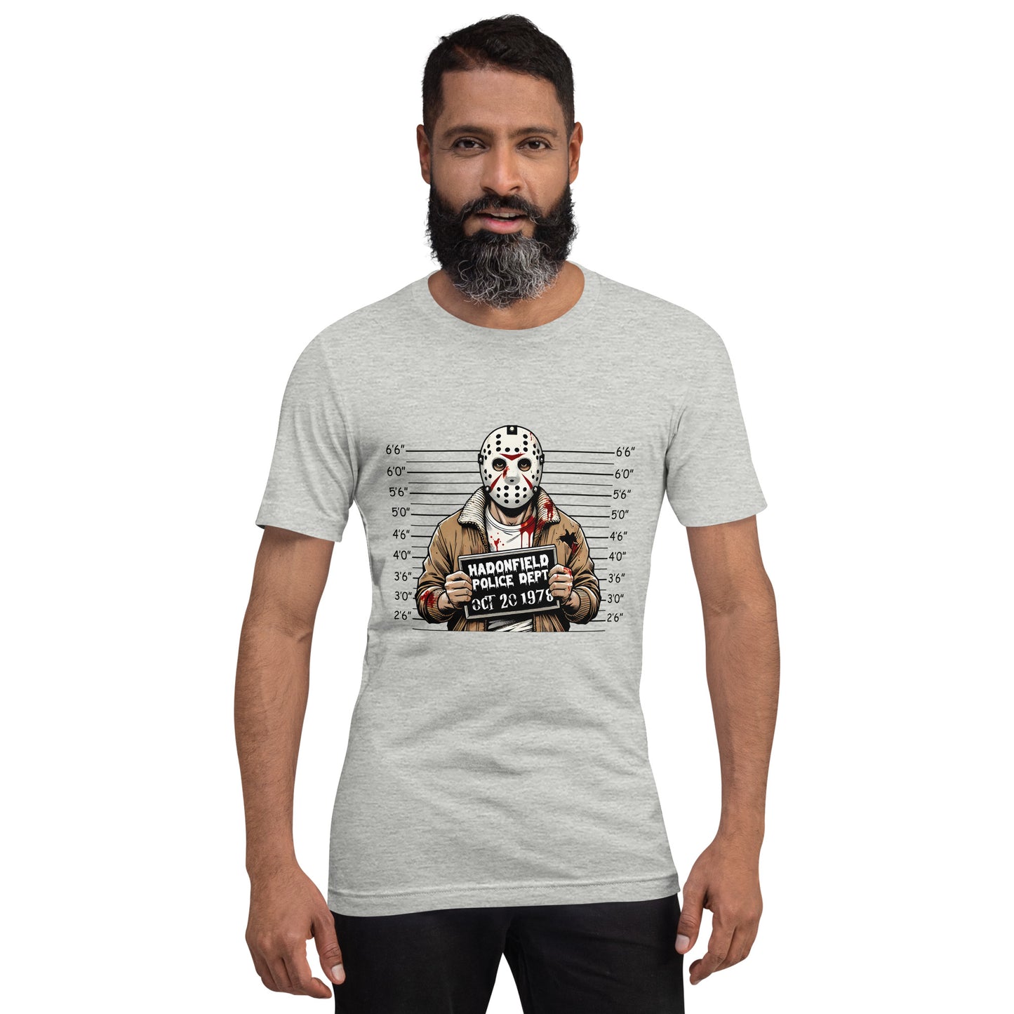 Graphic Jason Mugshot Unisex t-shirt