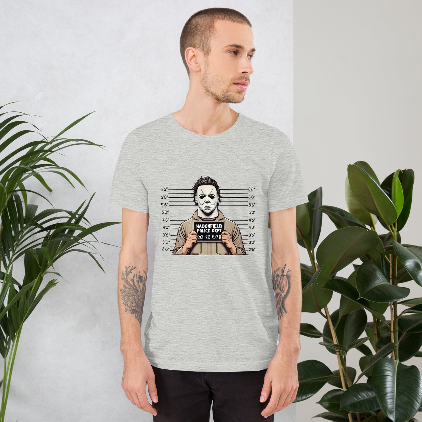 Graphic Michael Myers Mugshot Unisex t-shirt