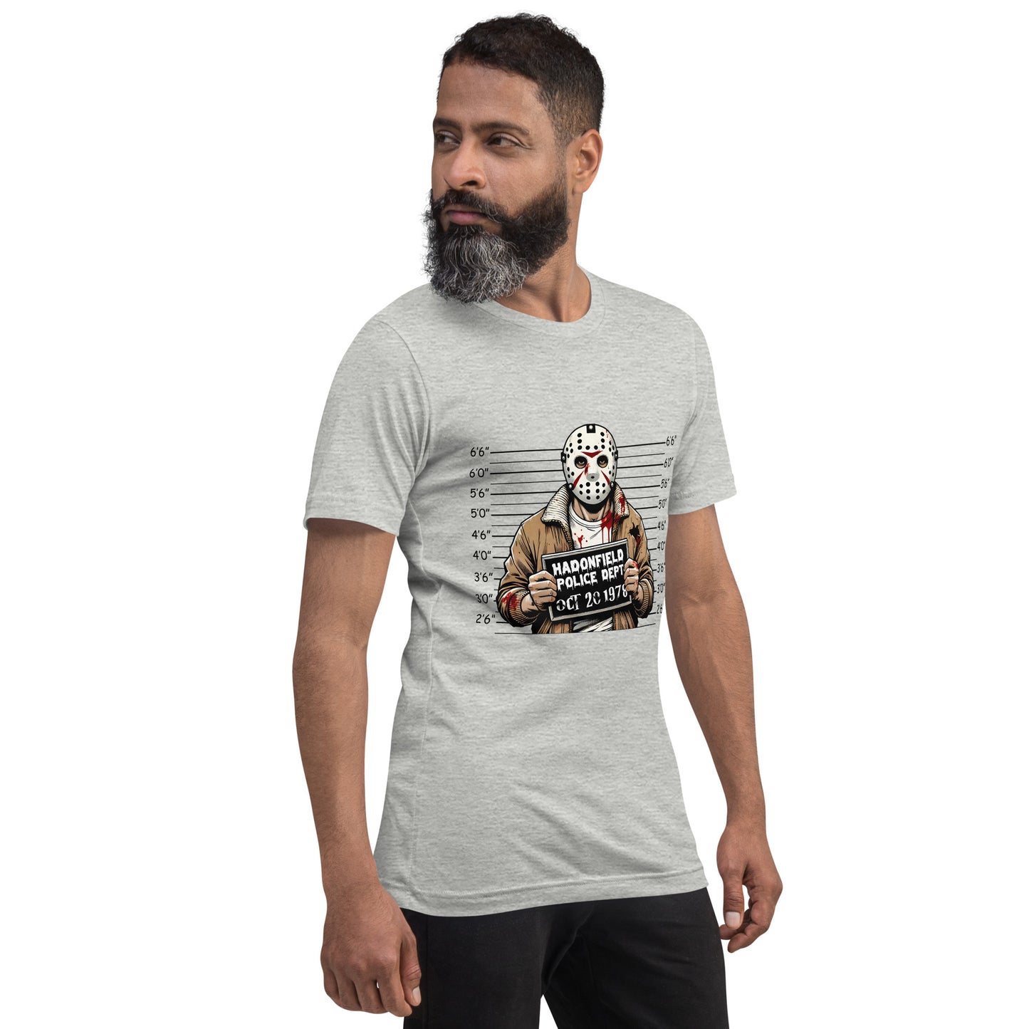 Graphic Jason Mugshot Unisex t-shirt