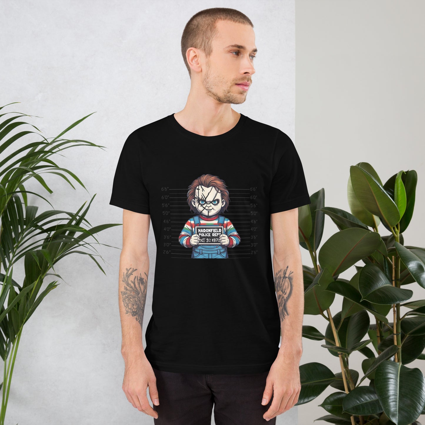 Graphic Chucky Mugshot Unisex t-shirt