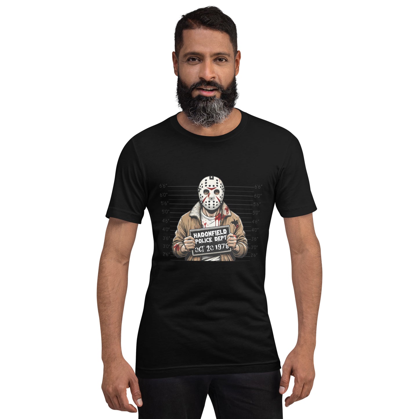 Graphic Jason Mugshot Unisex t-shirt