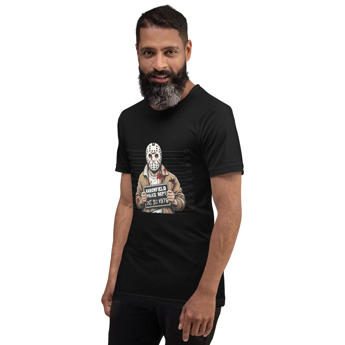 Graphic Jason Mugshot Unisex t-shirt