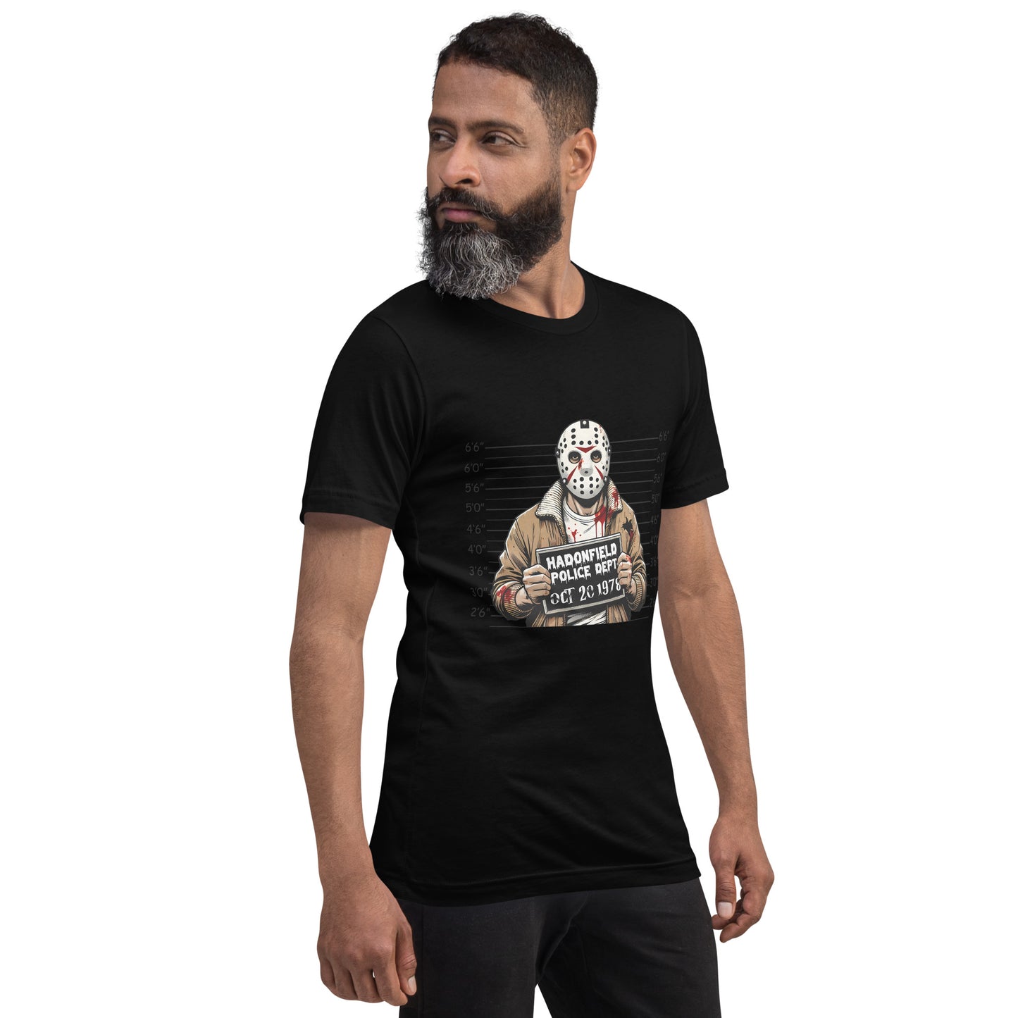 Graphic Jason Mugshot Unisex t-shirt