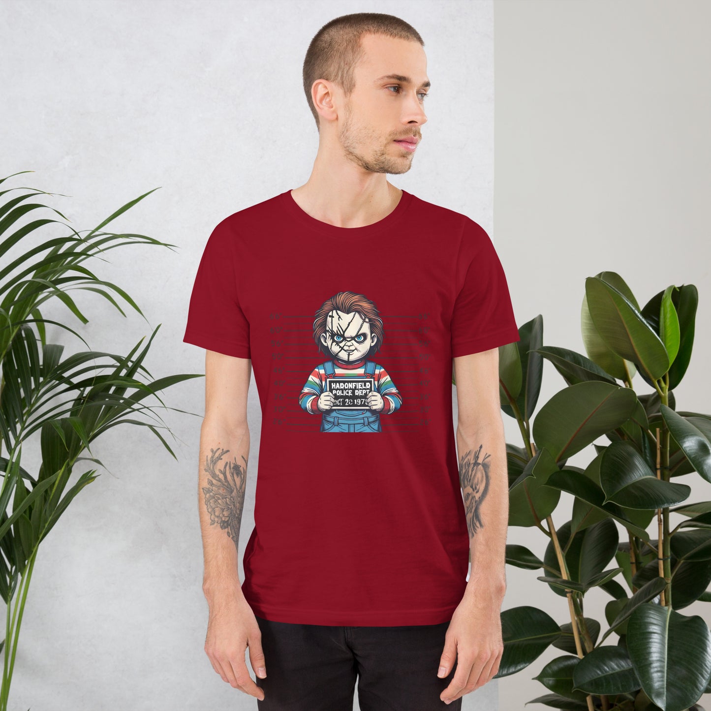 Graphic Chucky Mugshot Unisex t-shirt