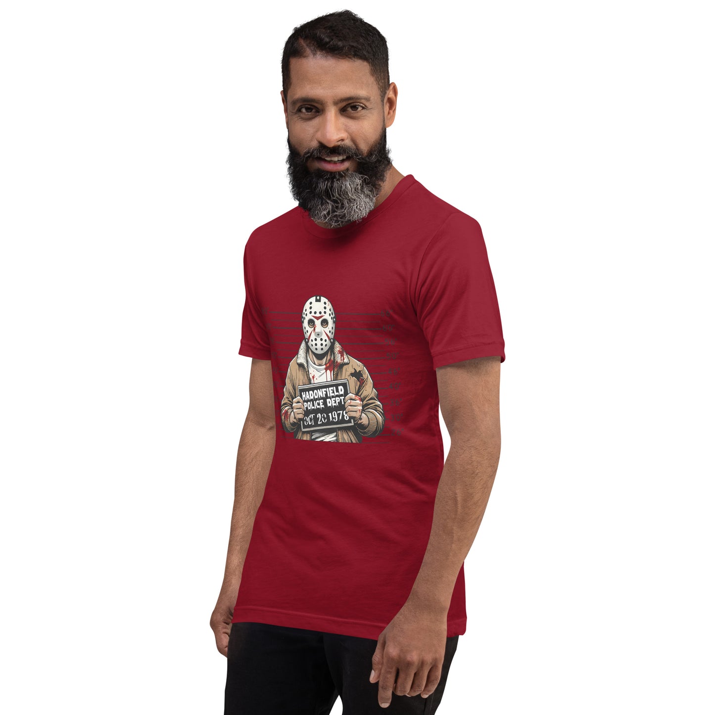 Graphic Jason Mugshot Unisex t-shirt