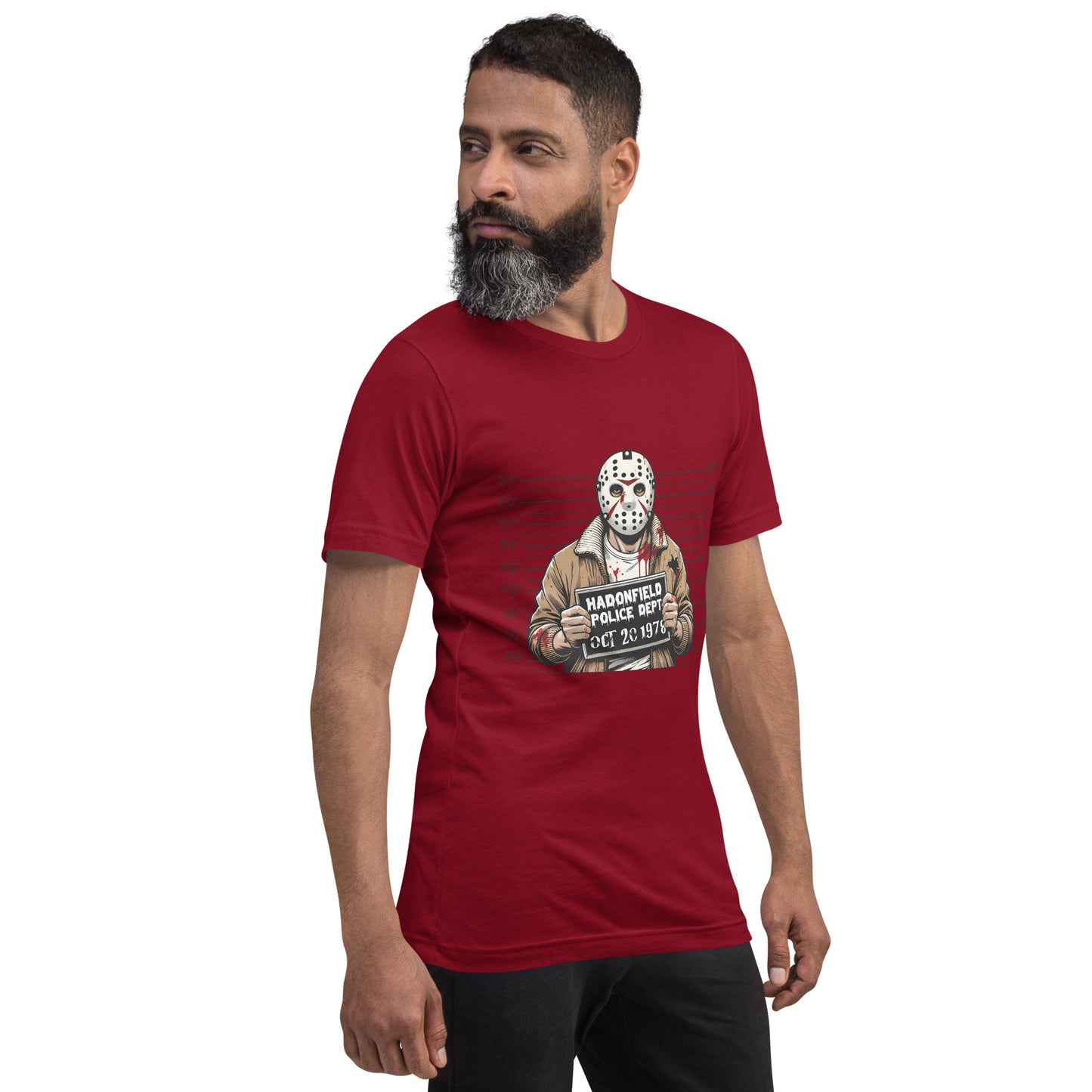 Graphic Jason Mugshot Unisex t-shirt