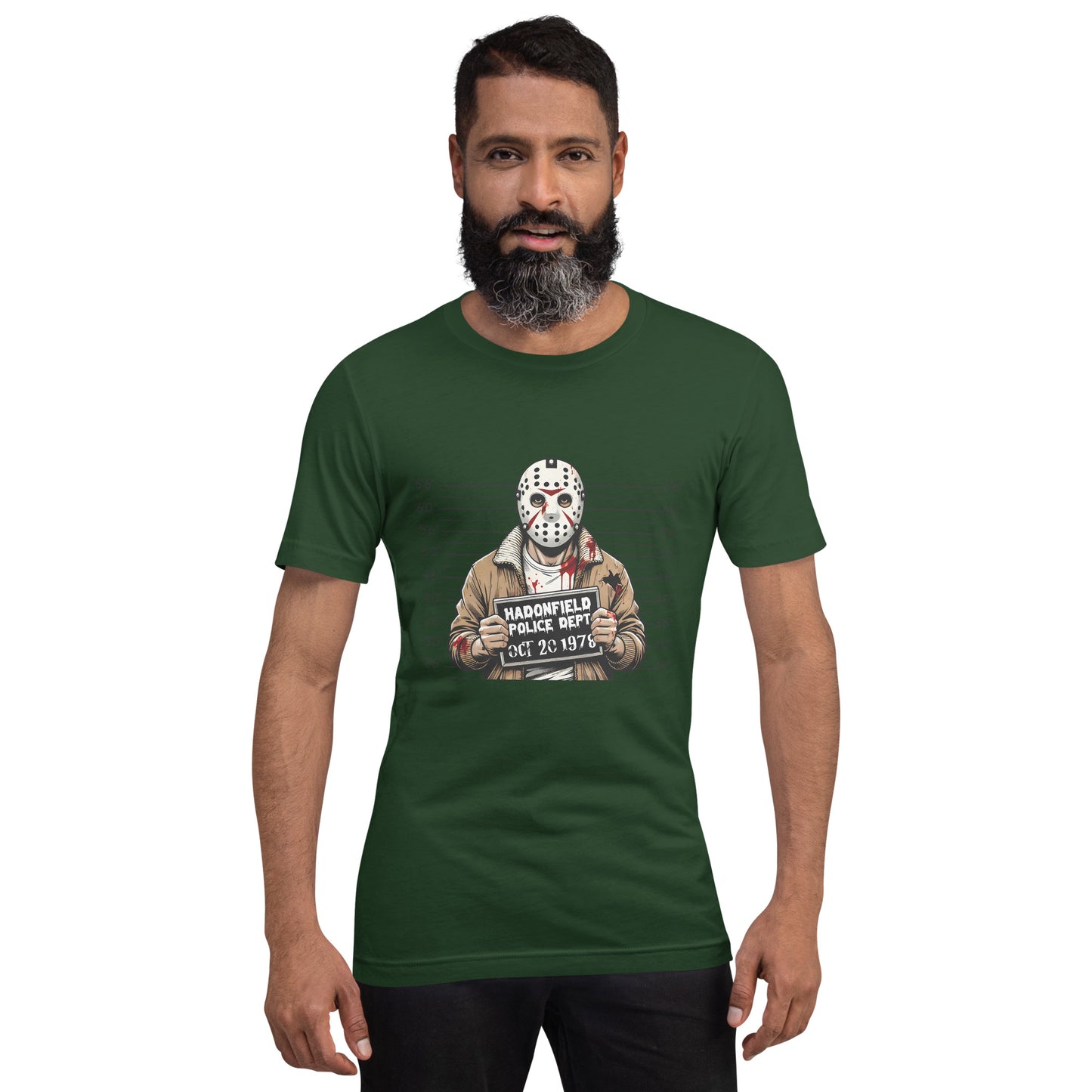 Graphic Jason Mugshot Unisex t-shirt