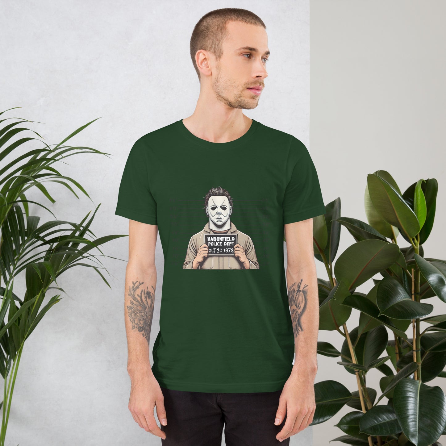 Graphic Michael Myers Mugshot Unisex t-shirt