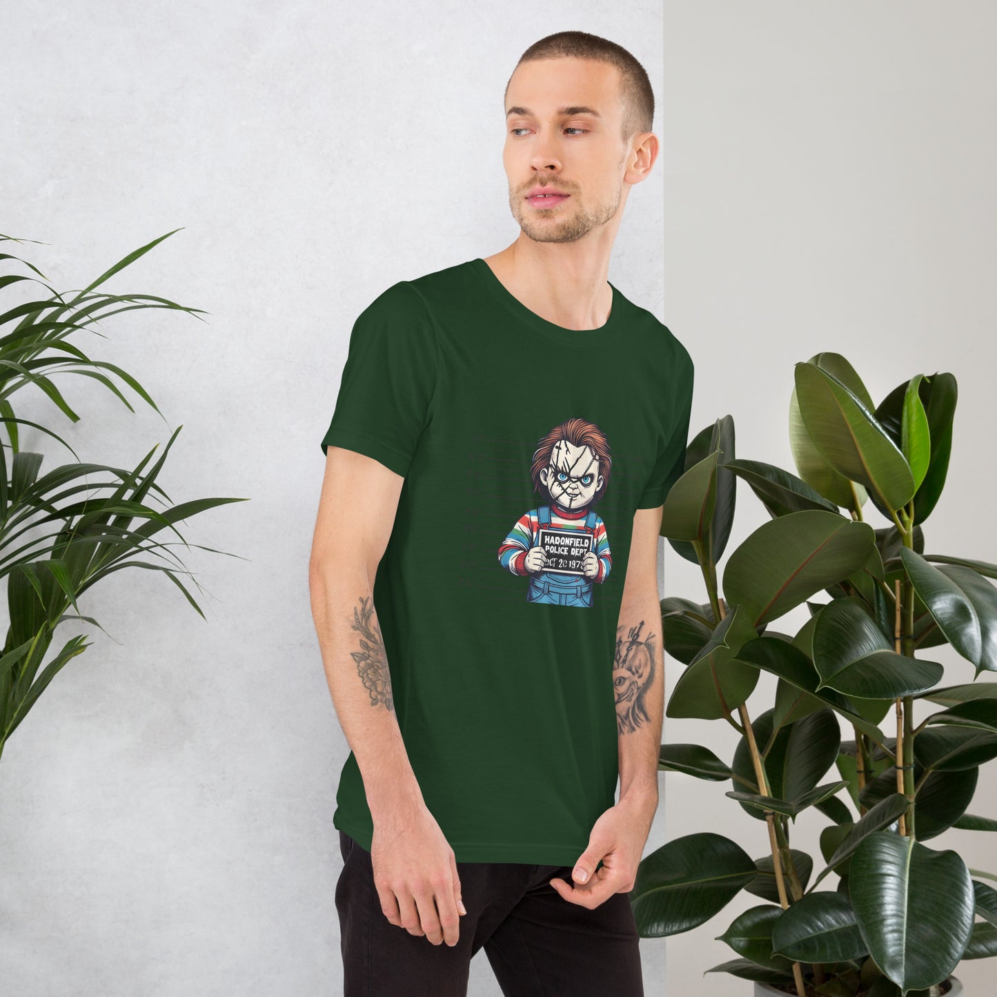 Graphic Chucky Mugshot Unisex t-shirt