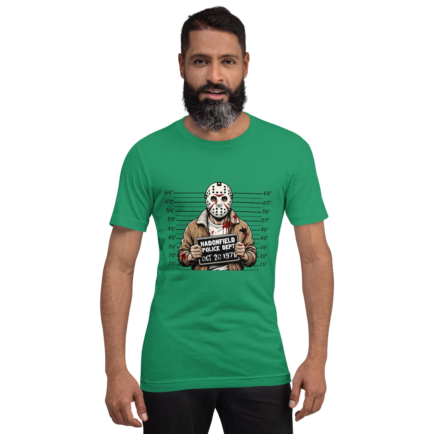 Graphic Jason Mugshot Unisex t-shirt