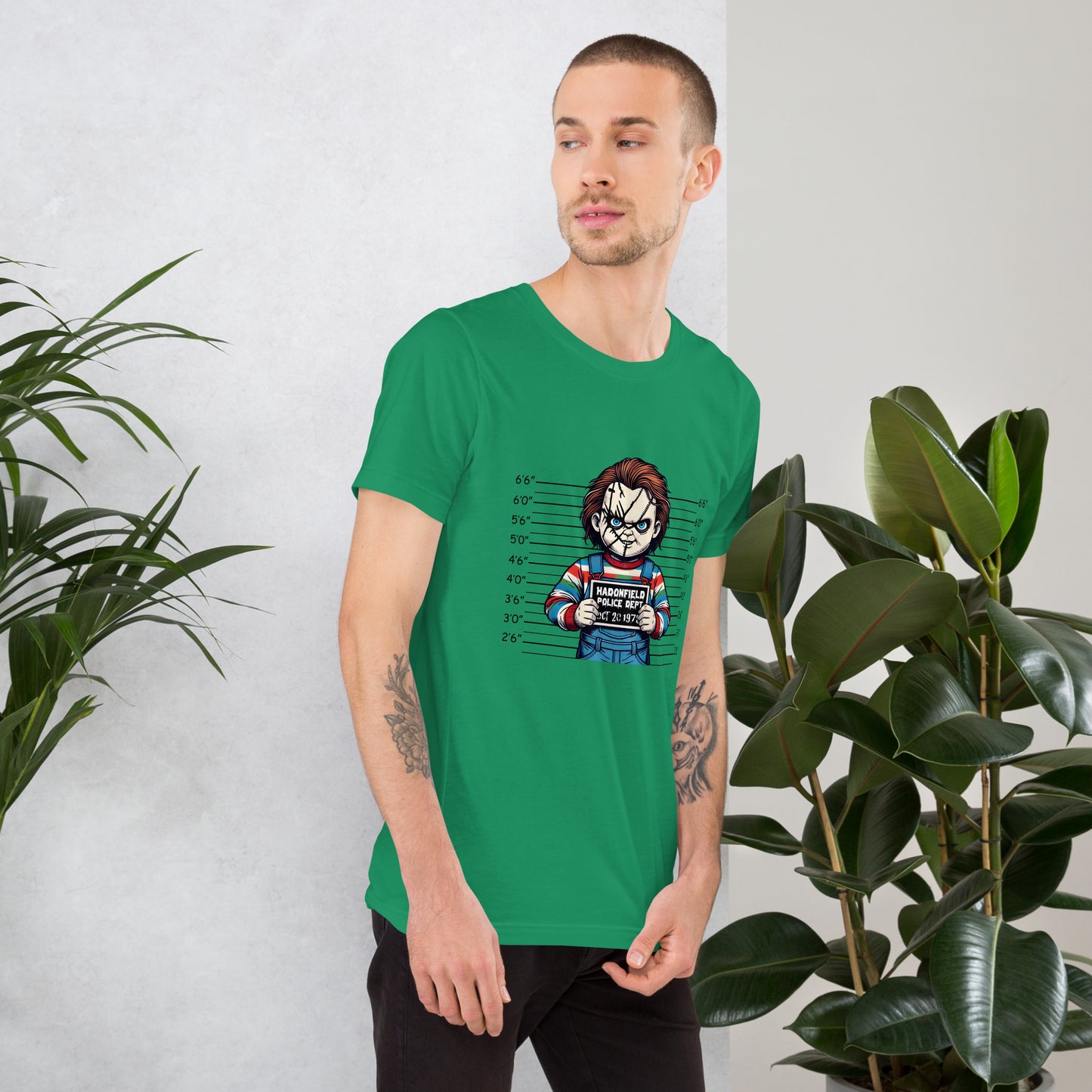 Graphic Chucky Mugshot Unisex t-shirt