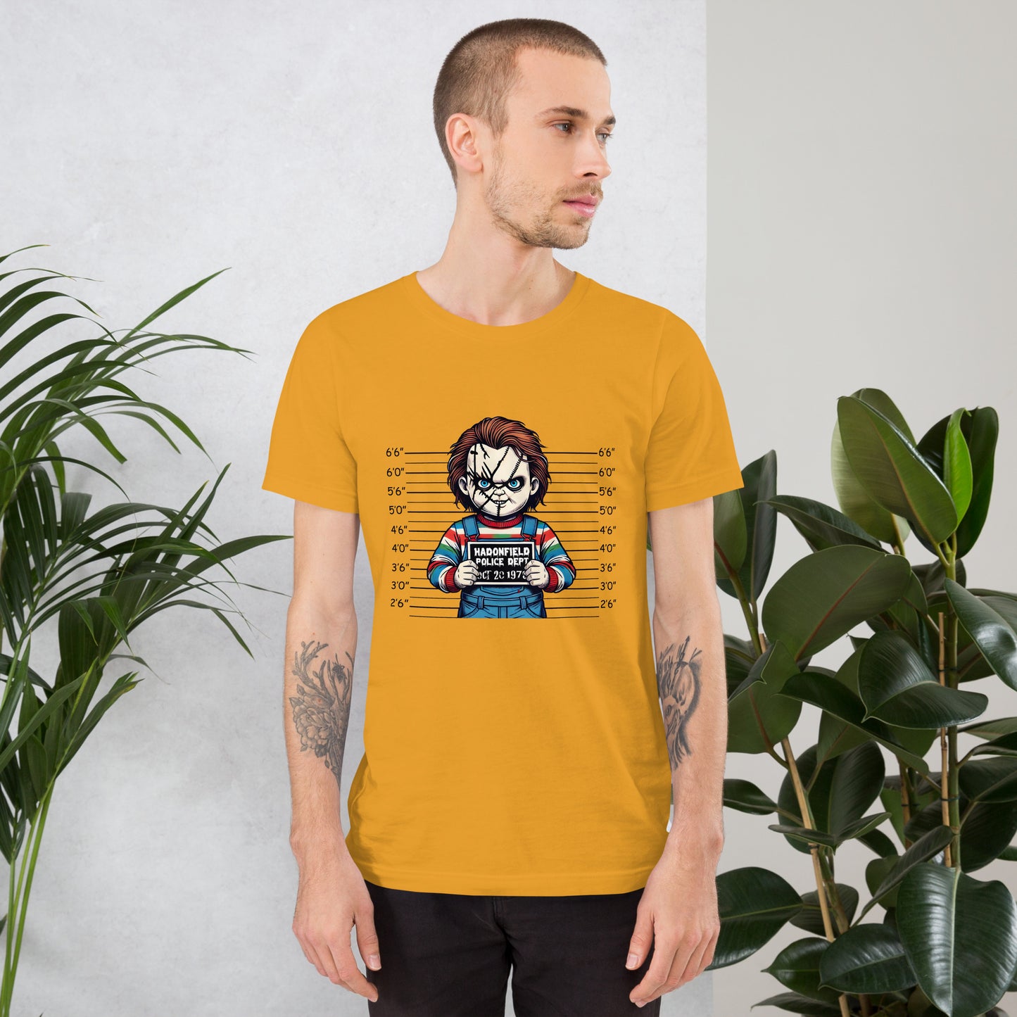 Graphic Chucky Mugshot Unisex t-shirt