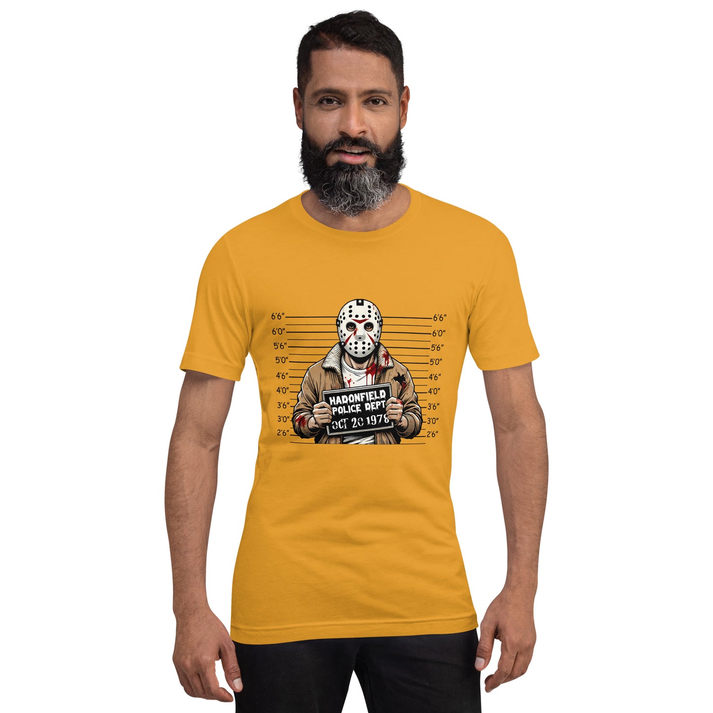 Graphic Jason Mugshot Unisex t-shirt