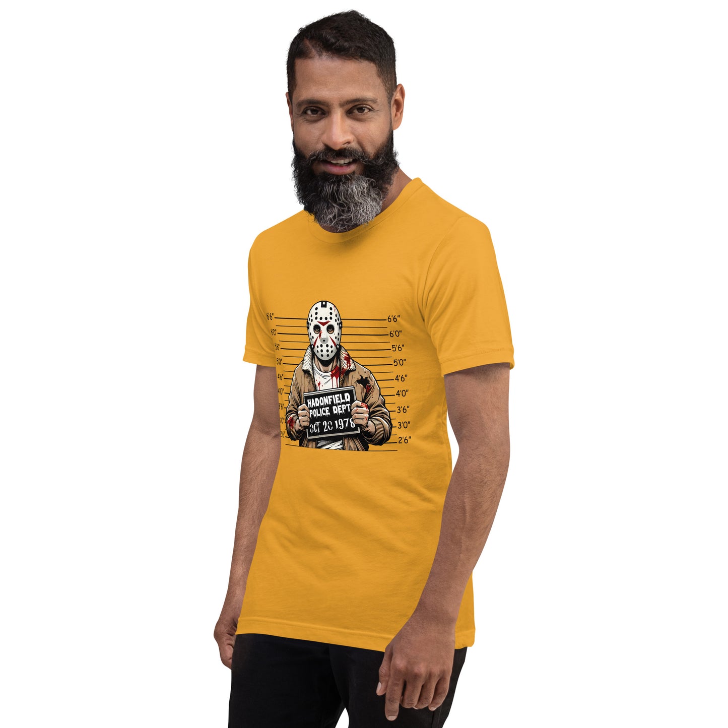 Graphic Jason Mugshot Unisex t-shirt