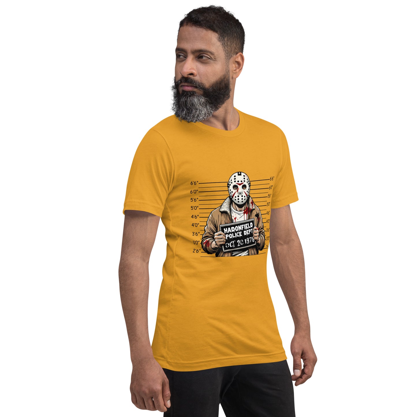 Graphic Jason Mugshot Unisex t-shirt