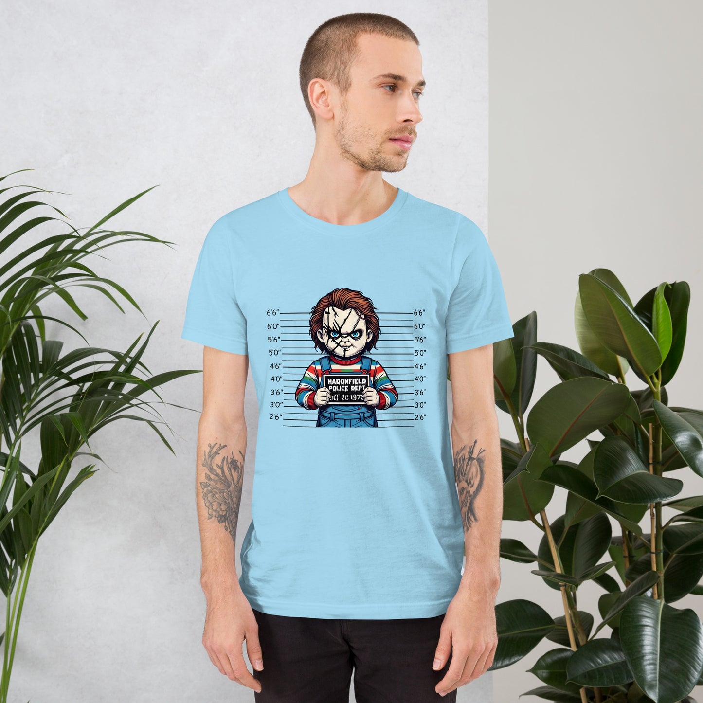 Graphic Chucky Mugshot Unisex t-shirt