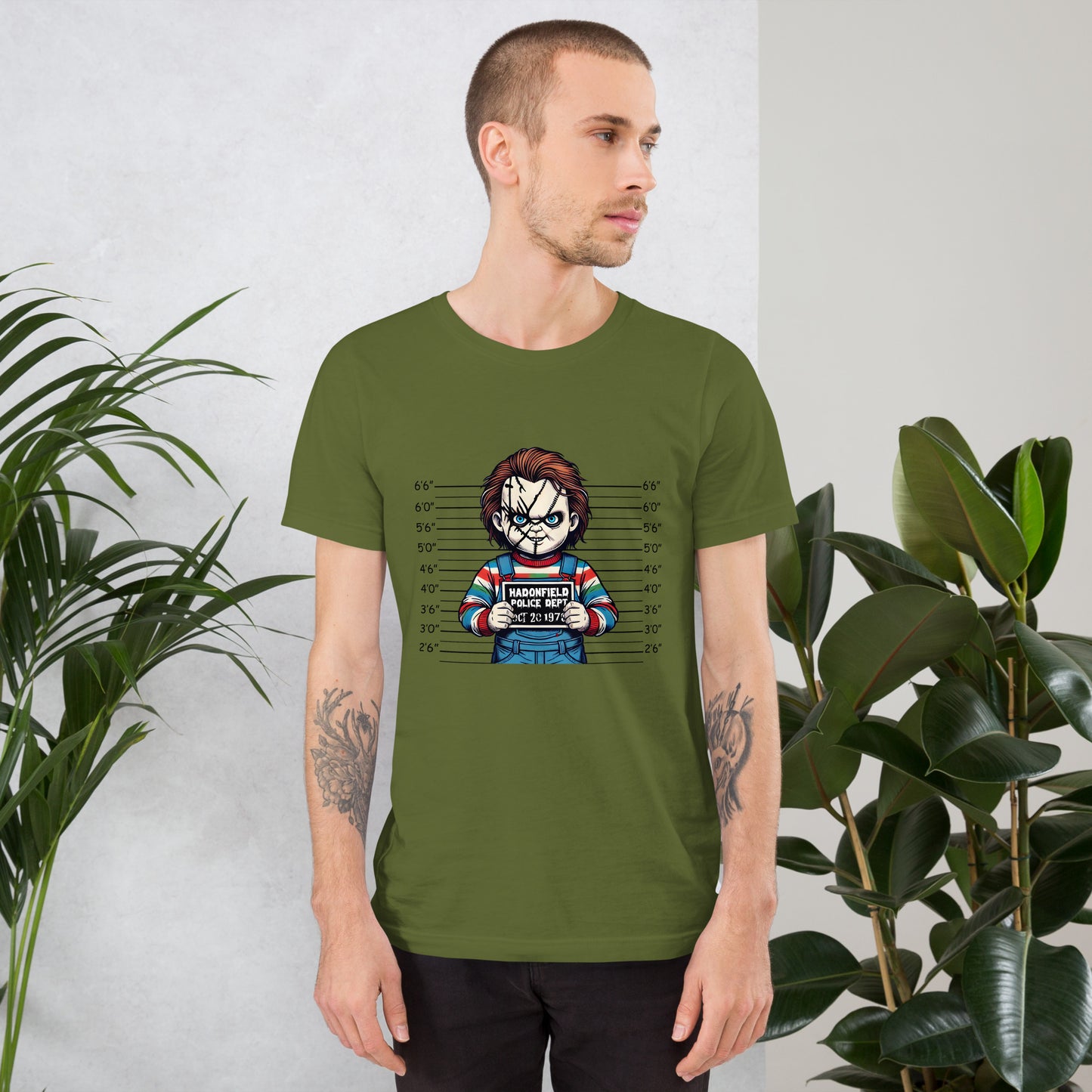 Graphic Chucky Mugshot Unisex t-shirt