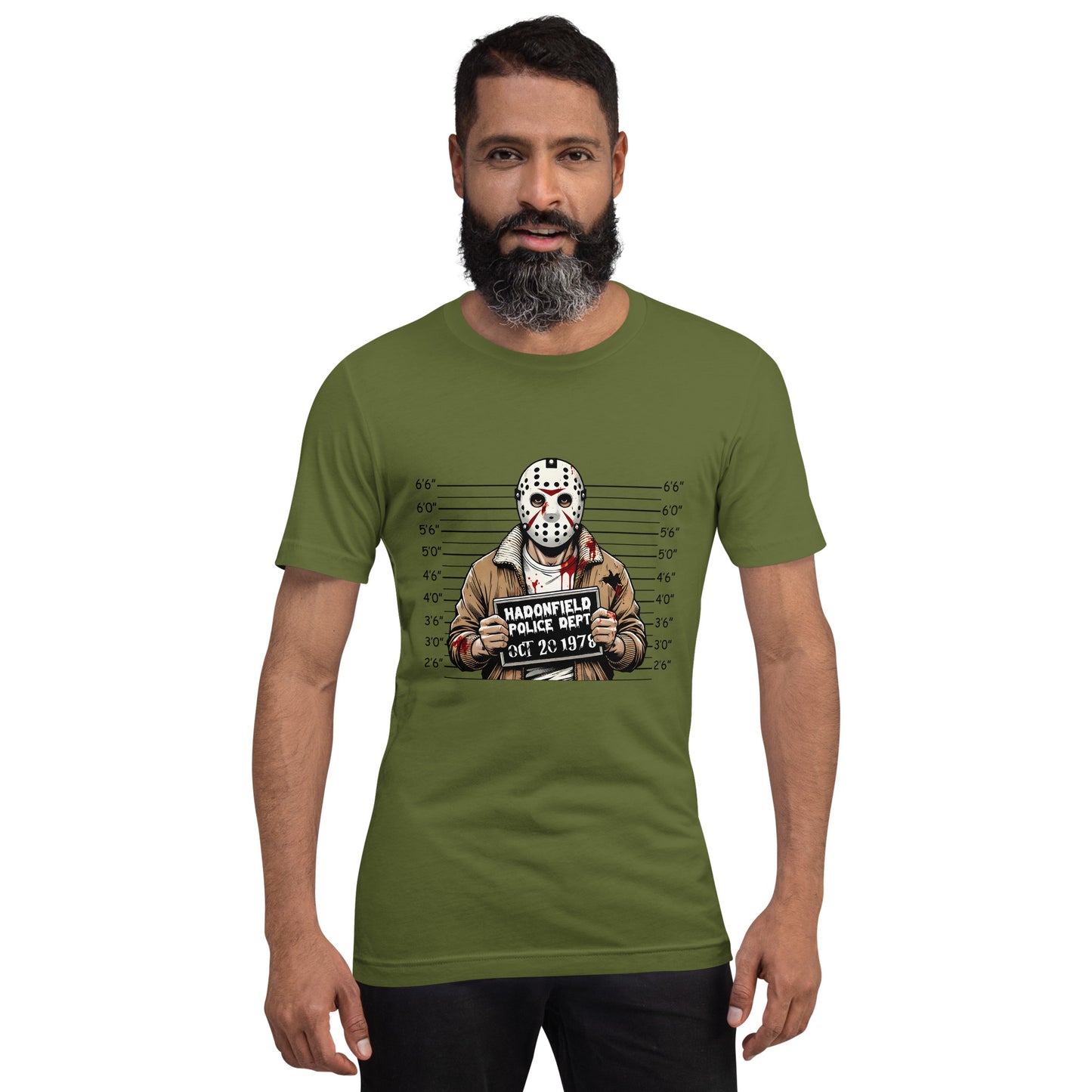 Graphic Jason Mugshot Unisex t-shirt