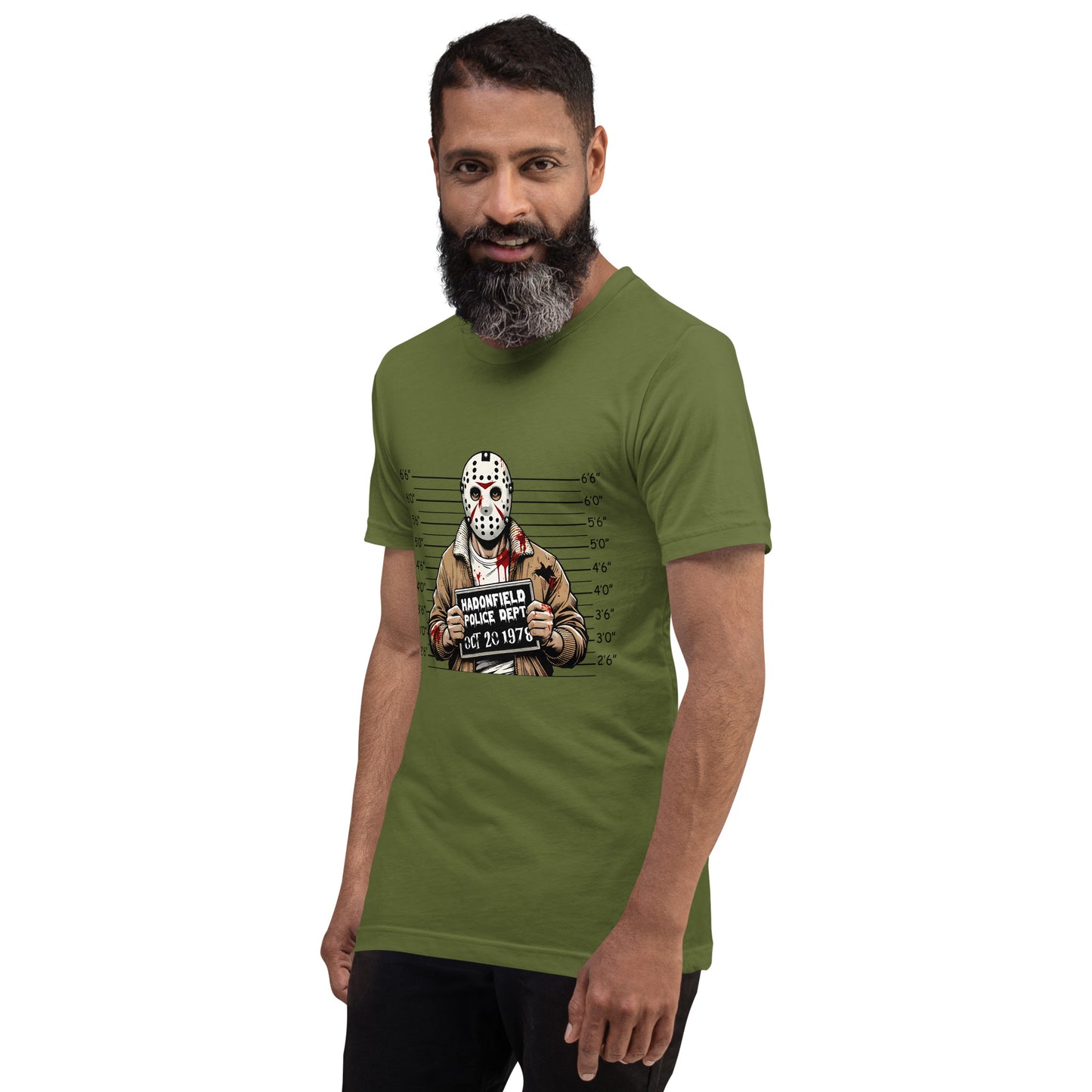 Graphic Jason Mugshot Unisex t-shirt