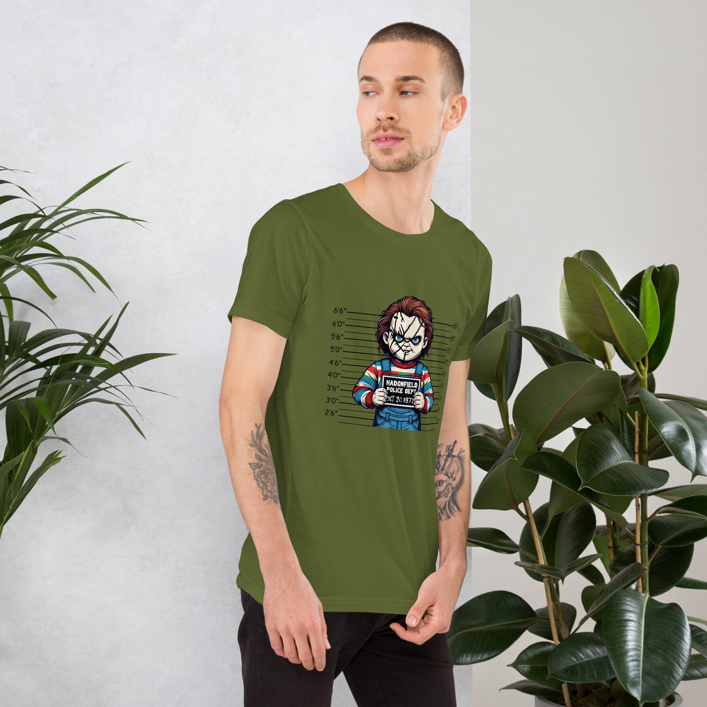 Graphic Chucky Mugshot Unisex t-shirt