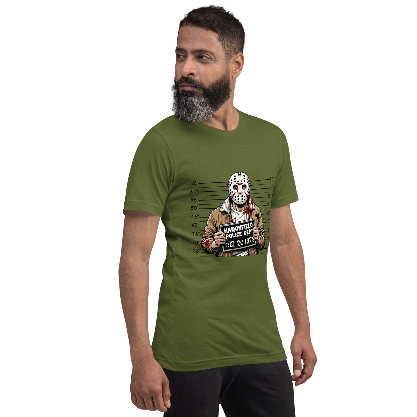 Graphic Jason Mugshot Unisex t-shirt