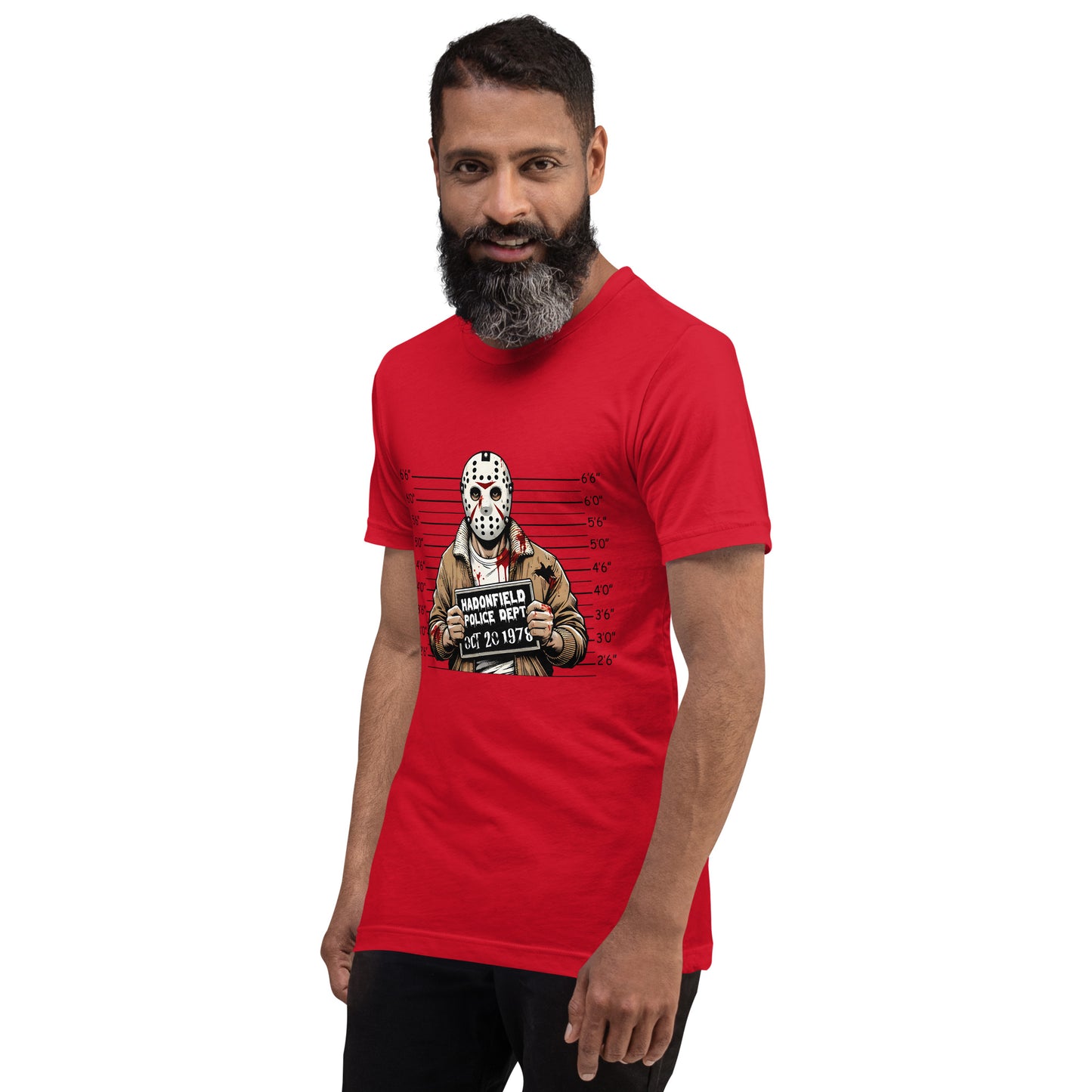 Graphic Jason Mugshot Unisex t-shirt