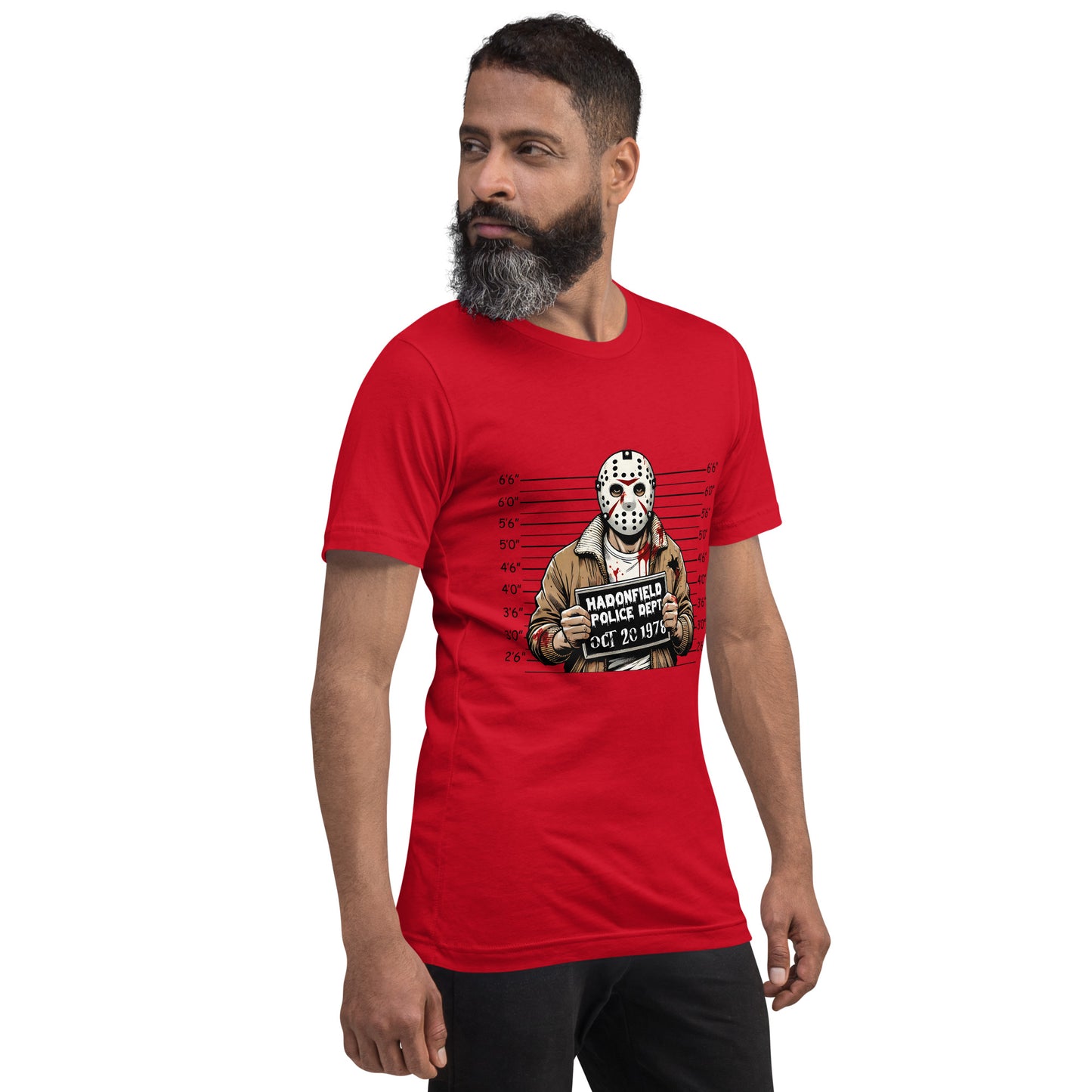 Graphic Jason Mugshot Unisex t-shirt