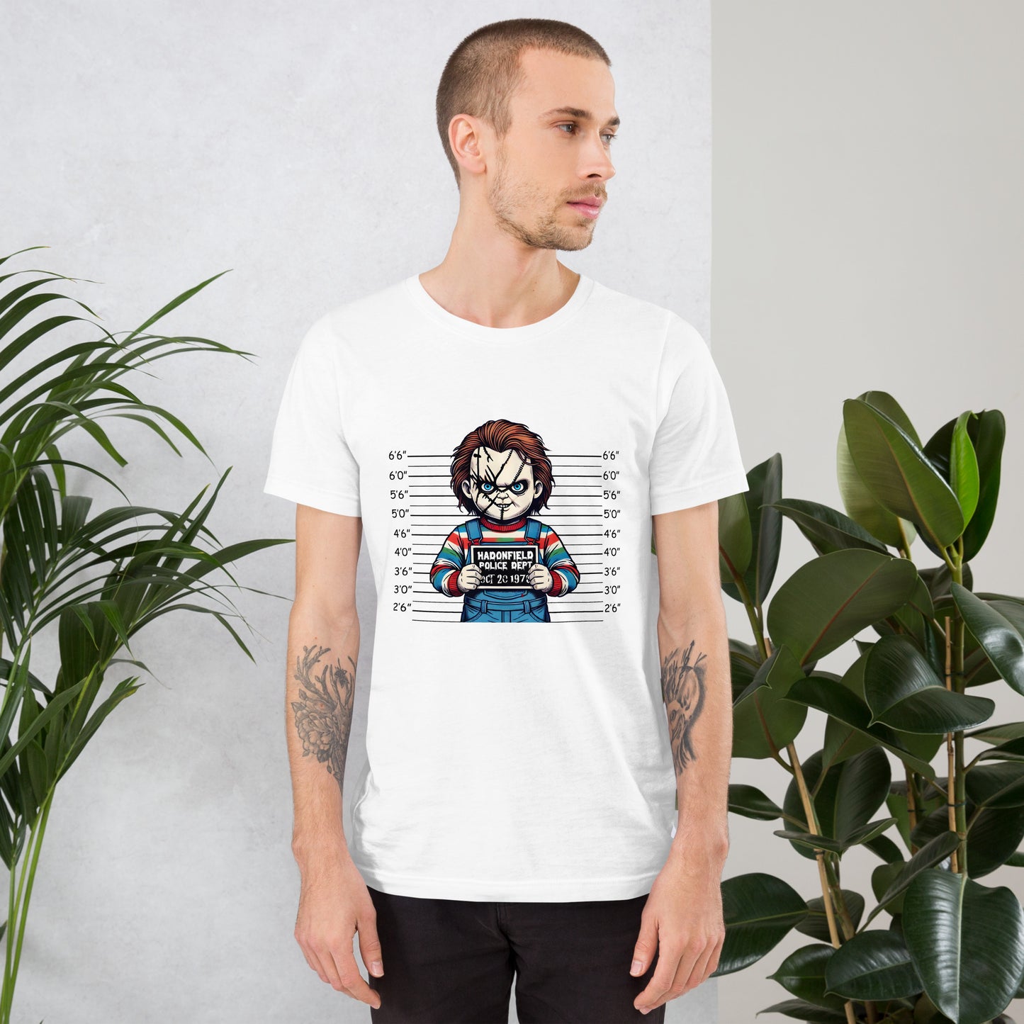 Graphic Chucky Mugshot Unisex t-shirt