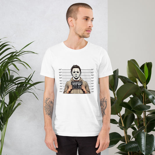 Graphic Michael Myers Mugshot Unisex t-shirt