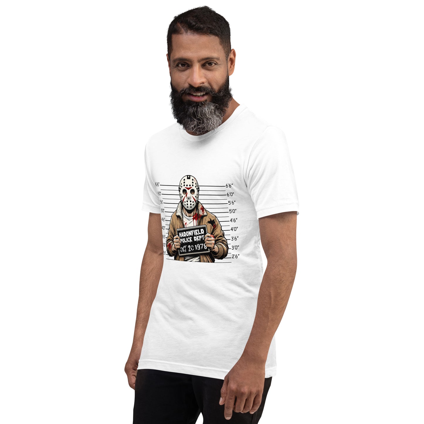 Graphic Jason Mugshot Unisex t-shirt