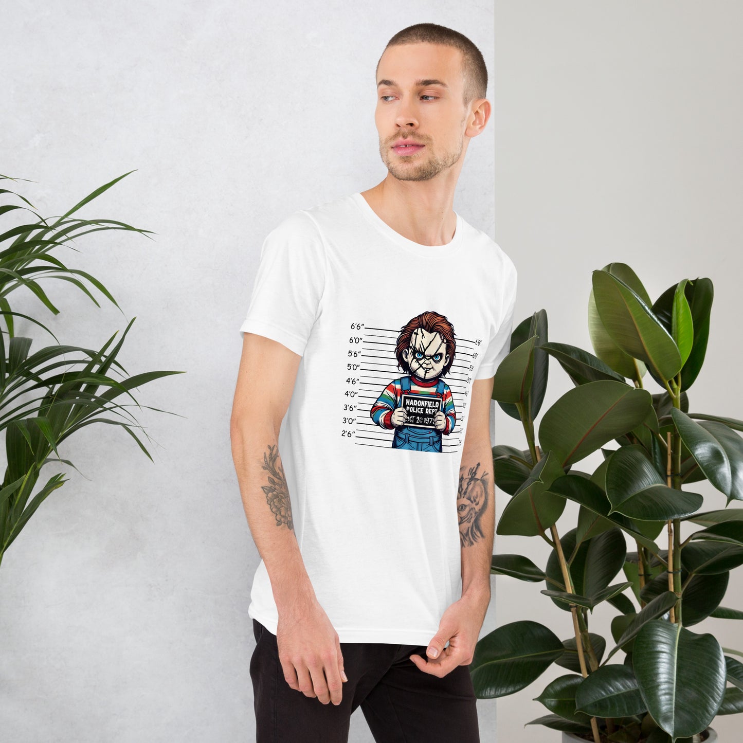 Graphic Chucky Mugshot Unisex t-shirt