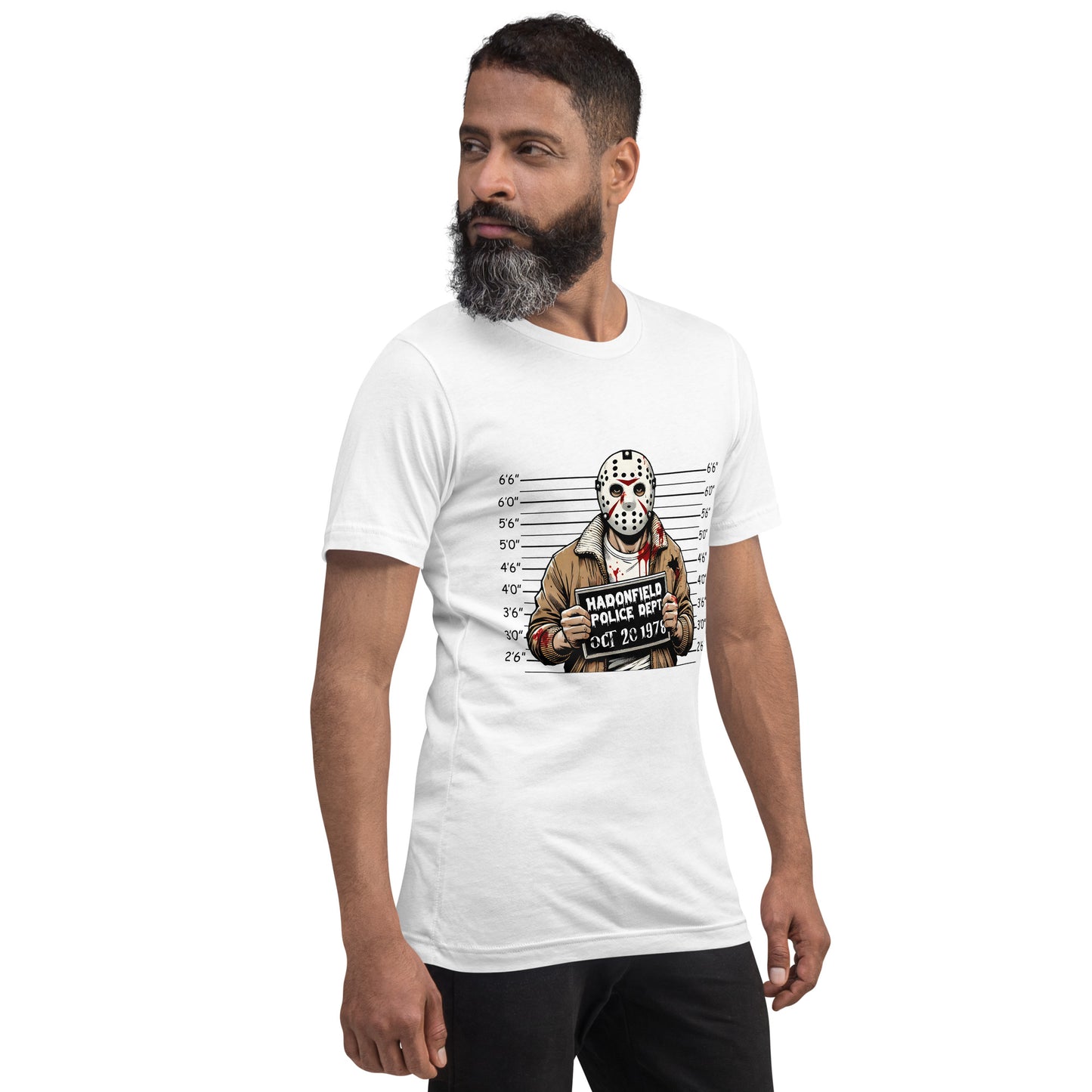 Graphic Jason Mugshot Unisex t-shirt